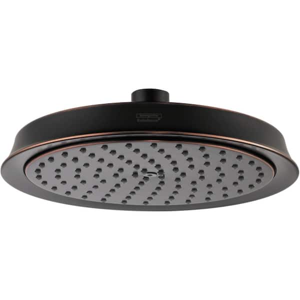 Hansgrohe Raindance Classic 1-Spray 8.36 in. Wall Mount Fixed Shower Head in Rubbed Bronze