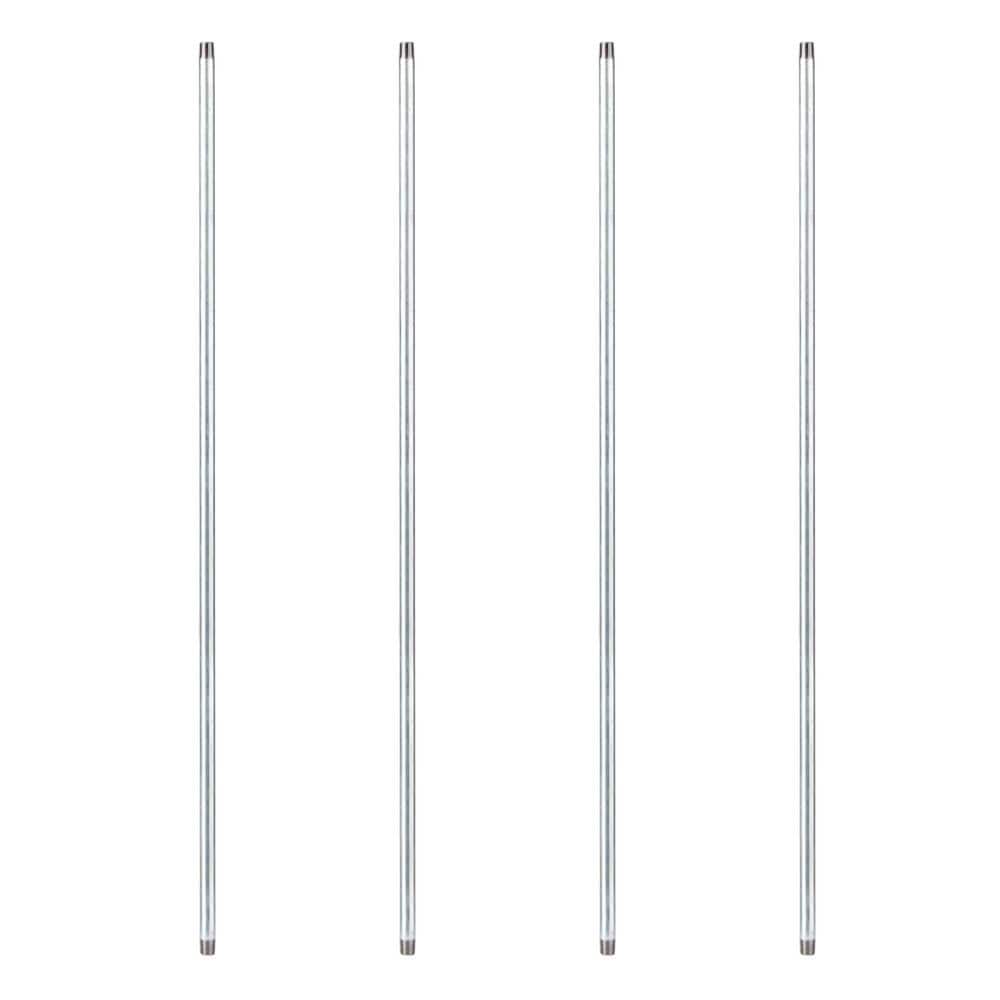 1/2 in. x 3.5 ft. Galvanized Steel Pipe (4-Pack) price history on PriceWatchPro