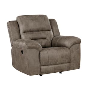 Calla Brown Microfiber Rocker Recliner