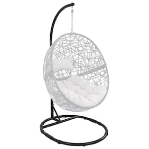 6.33 ft. Metal Egg Chair Hammock Stand with Round Base
