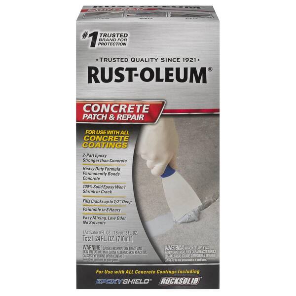 Rust Oleum 24 Oz Concrete Patch And Repair Kit The Home Depot