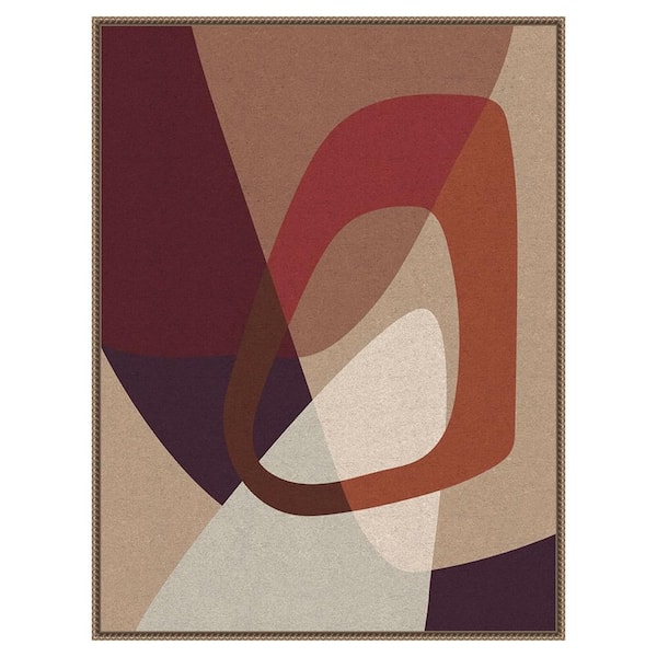 Amanti Art Pictura 1 by Design Fabrikken 1-Piece Floater Frame Canvas Giclee Abstract Art Print 42 in. x 32 in.