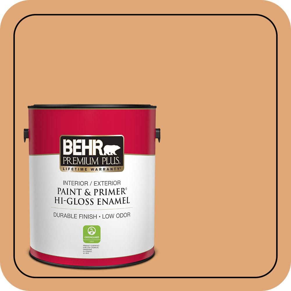 1 gal. #280D-4 Caramel Sundae Hi-Gloss Enamel Interior/Exterior Paint & Primer price history on PriceWatchPro