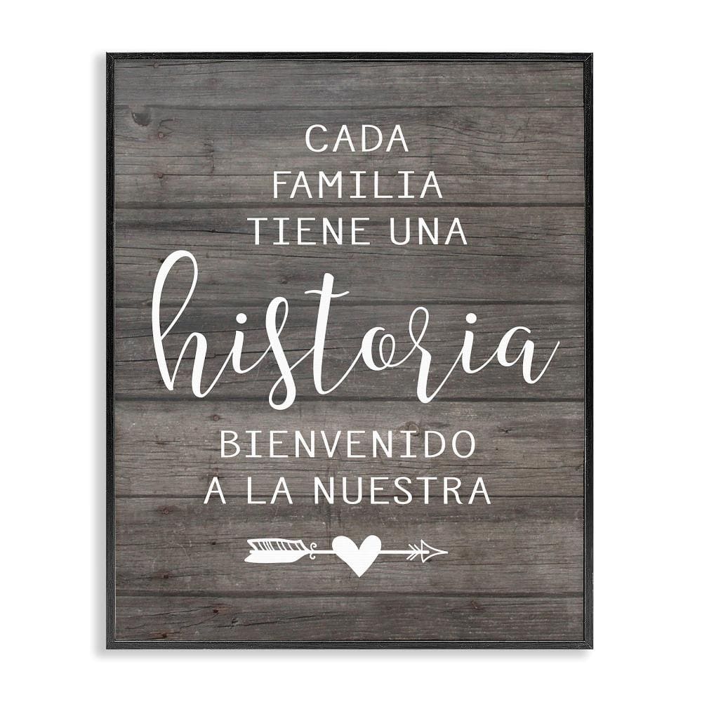 Family History Translation by Lettered and Lined Black Framed Typography Giclee Art Print 14 in. x 11 in. price history on PriceWatchPro