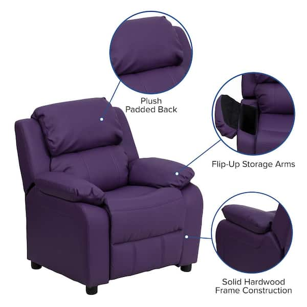 Kids discount purple recliner