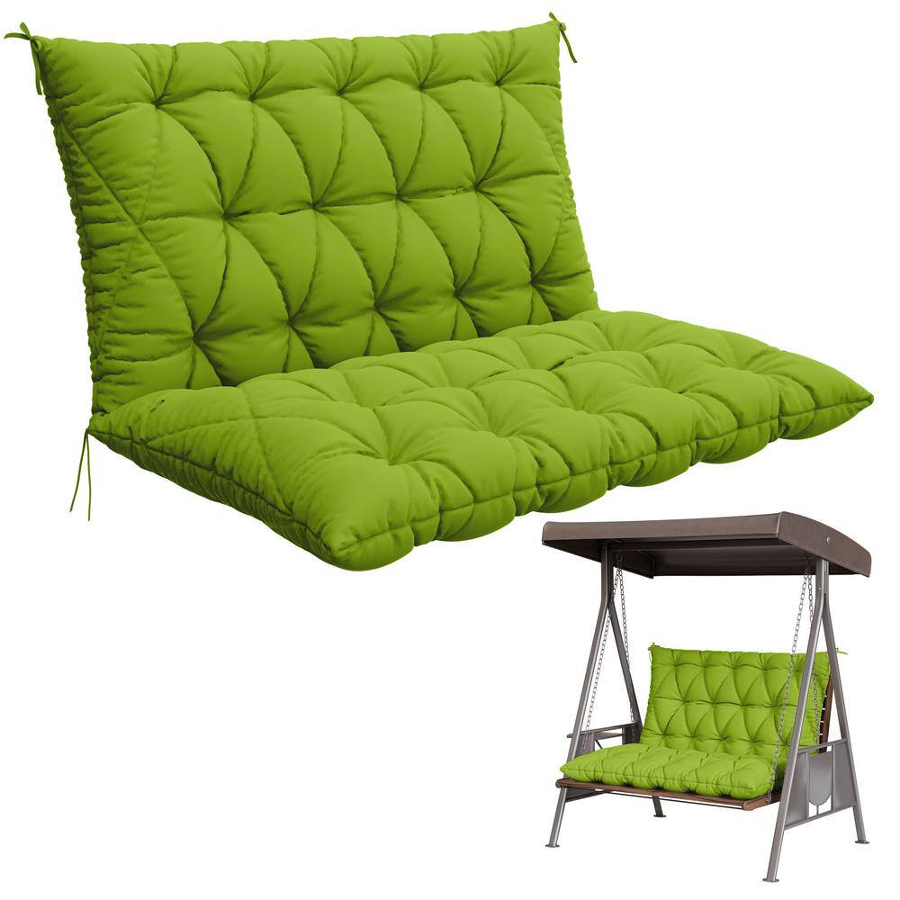 47 in. x 40 in. 2-Seater Patio Contoured Replacement Bench Cushion Outdoor Porch Swing Cushion Cushion Grass price history on PriceWatchPro