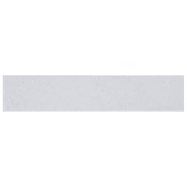 Merola Tile Muretto Bianco Glossy 2 in. x 10 in. Porcelain Floor and Wall Take Home Tile Sample
