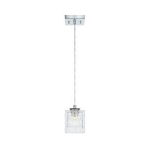 40-Watt Equivalent Chrome Integrated LED Mini Pendant