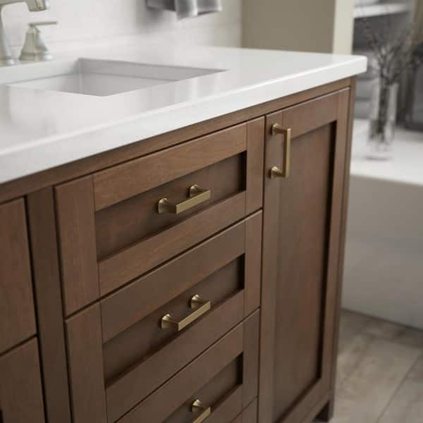 25-Pack Mandara 3 in. (76 mm) Classic Champagne Bronze Drawer Pulls