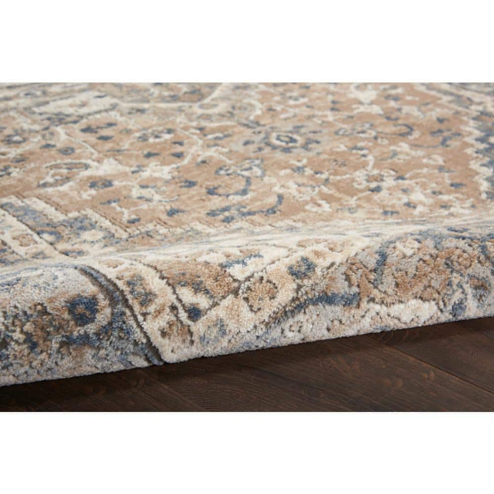 Concerto Mineral-Inspired Beige & Grey Hand-Knotted Area Rug