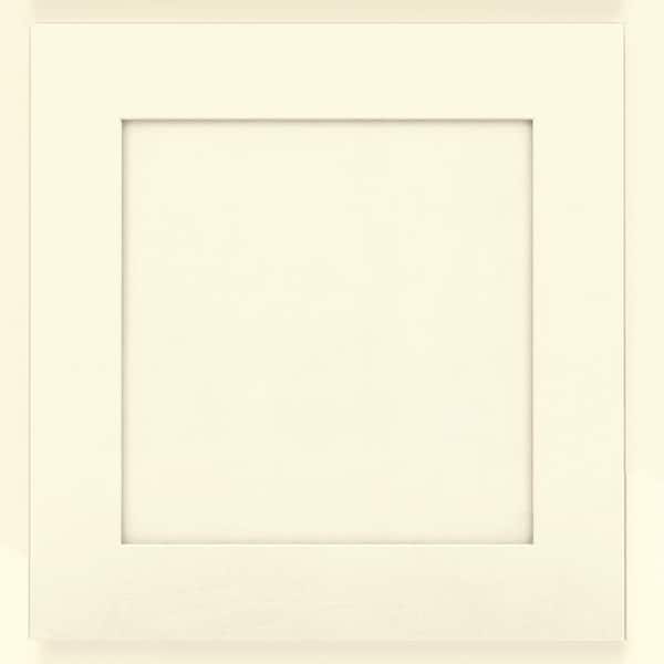 KraftMaid 14-5/8 in. x 14-5/8 in. Cabinet Door Sample in Warm White