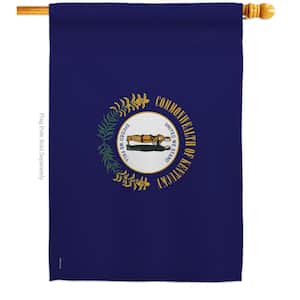 2.5 ft. x 4 ft. Polyester Kentucky States 2-Sided House Flag Regional Decorative Horizontal Flags