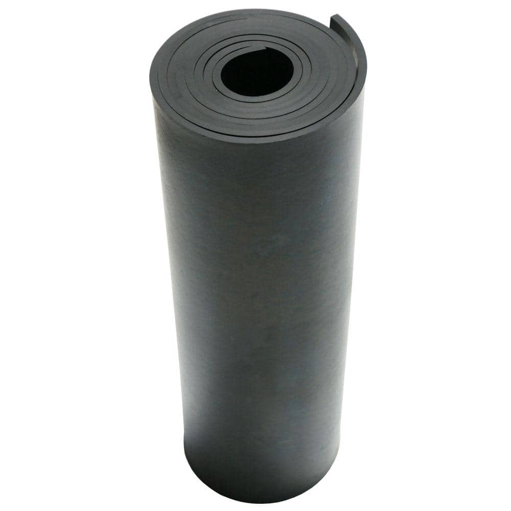 Rubber-Cal 50A Durometer Neoprene Sheet - 3/32 in. T x 300 in. W x 36 in. L  - Smooth Finish - Black Rubber Sheet (75 sq. ft.) 30-005-093-036-300 - The 