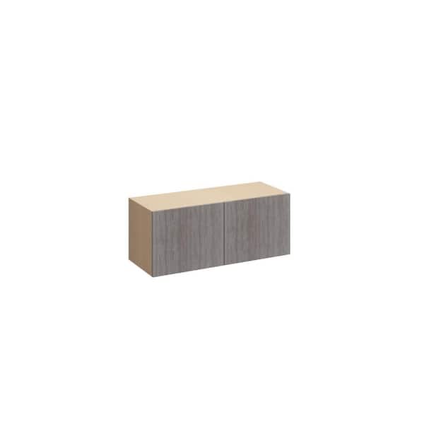 Saratoga Slab 36 in. W x 12 in. H x 12 in. D in Greywood Plywood Assembled Wall Cabinet