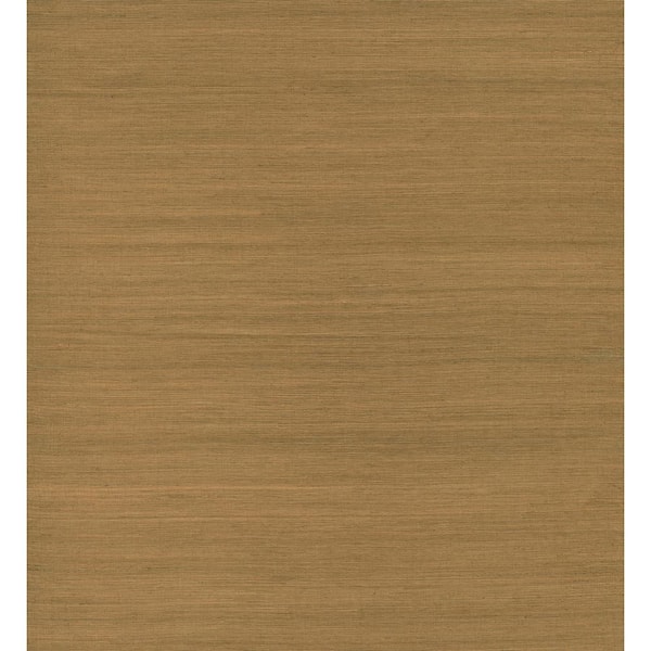 A-Street Prints Caihon Bronze Sisal Grasscloth Wallpaper Sample