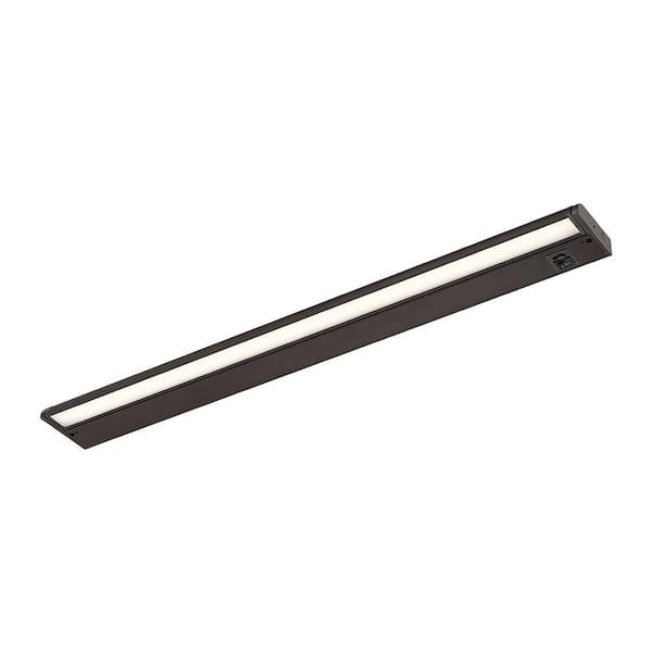 32 in. W x 1 in. H LED Bronze Under Cabinet Light