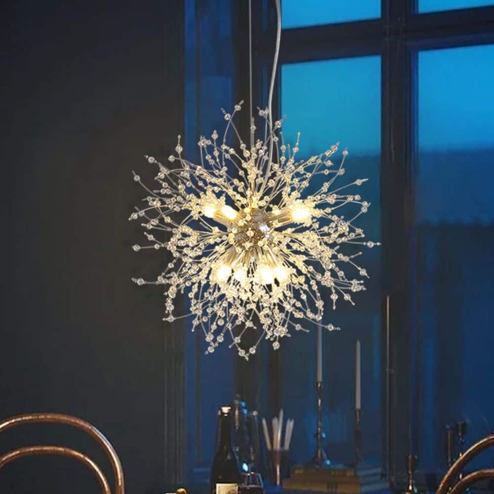 Magic Home 8Light Chrome Sputnik Fireworkes Modern Fairy Light Ceiling