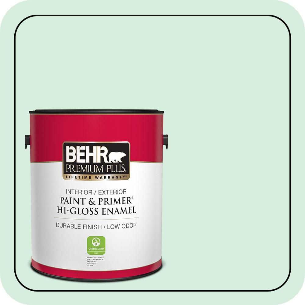 1 gal. #470C-2 Winter Fresh Hi-Gloss Enamel Interior/Exterior Paint & Primer price history on PriceWatchPro
