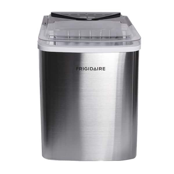 9.4 in 26 lbs. Bullet Countertop Ice Maker in Stainless Steel