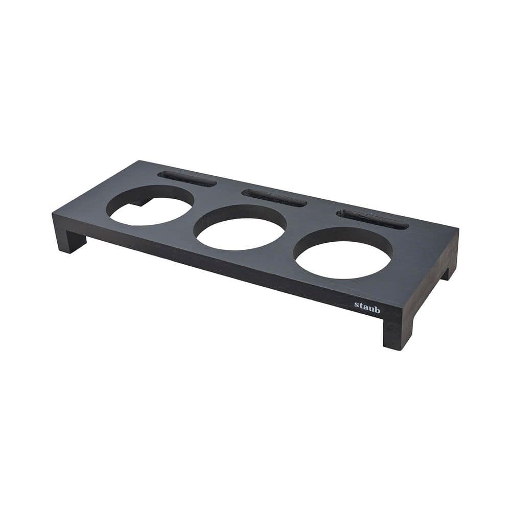 Wood Mini Cocotte Stand Pot Racks, No Pot Included - Black price history on PriceWatchPro