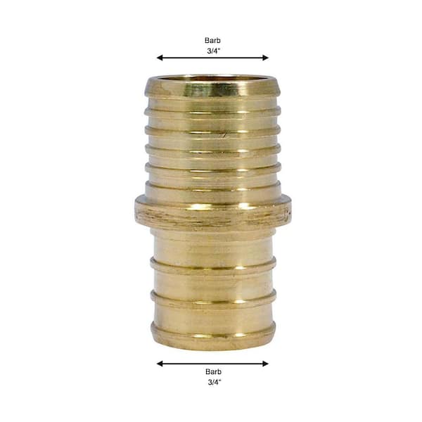 BestPEX 51251 Metal Polybutylene Adapter - 0.75 Inch Lead Free Brass Plumbing Fitting