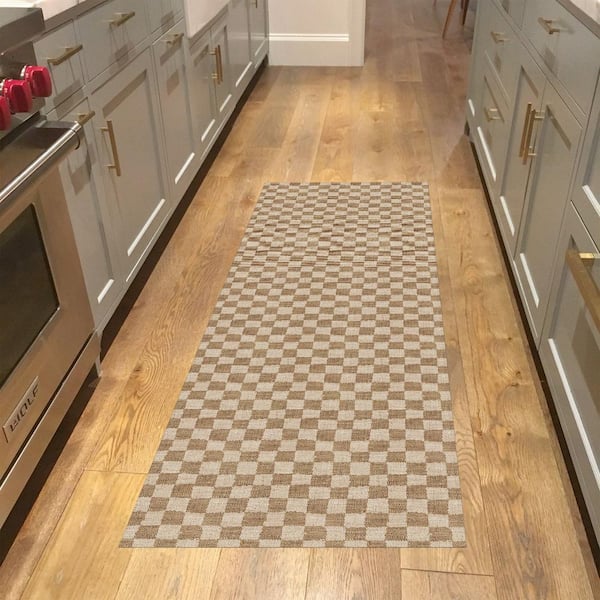 Bungalow Flooring FlorArt Micro Check Canvas 2x3 Low Profile Floor