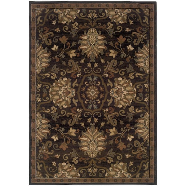 Home Decorators Collection Eastgate Espresso 7 ft. x 10 ft. Area Rug