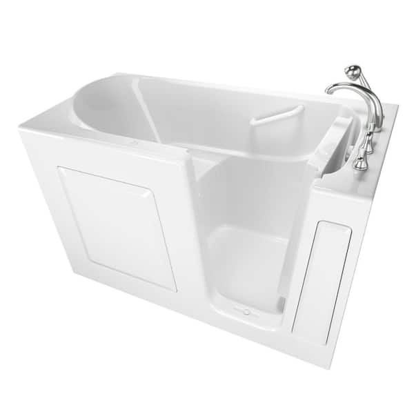 Safety Tubs Value Series 60 in. Right Hand Walk-In Air Bath Bathtub in White
