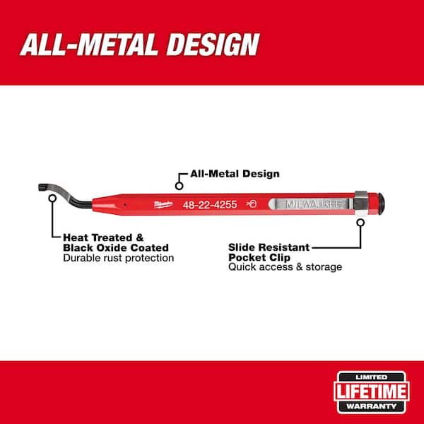 RENBee Milwaukee Pipe Deburring Reaming Pen Set with Close Quarters