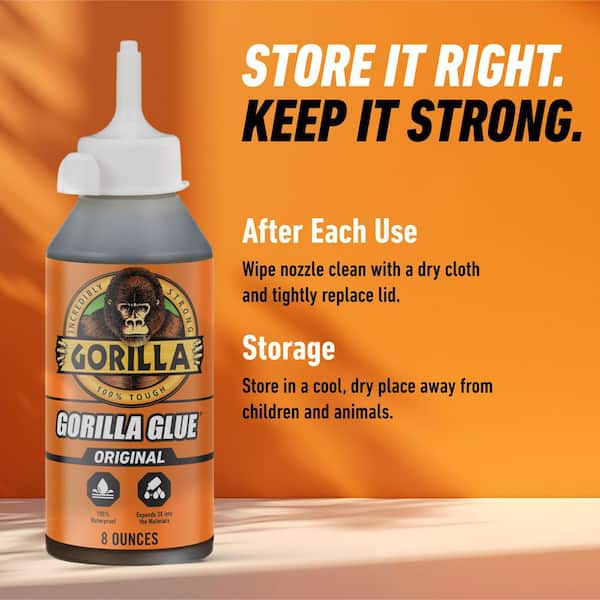 Gorilla 8 oz. Original Glue 50008A - The Home Depot