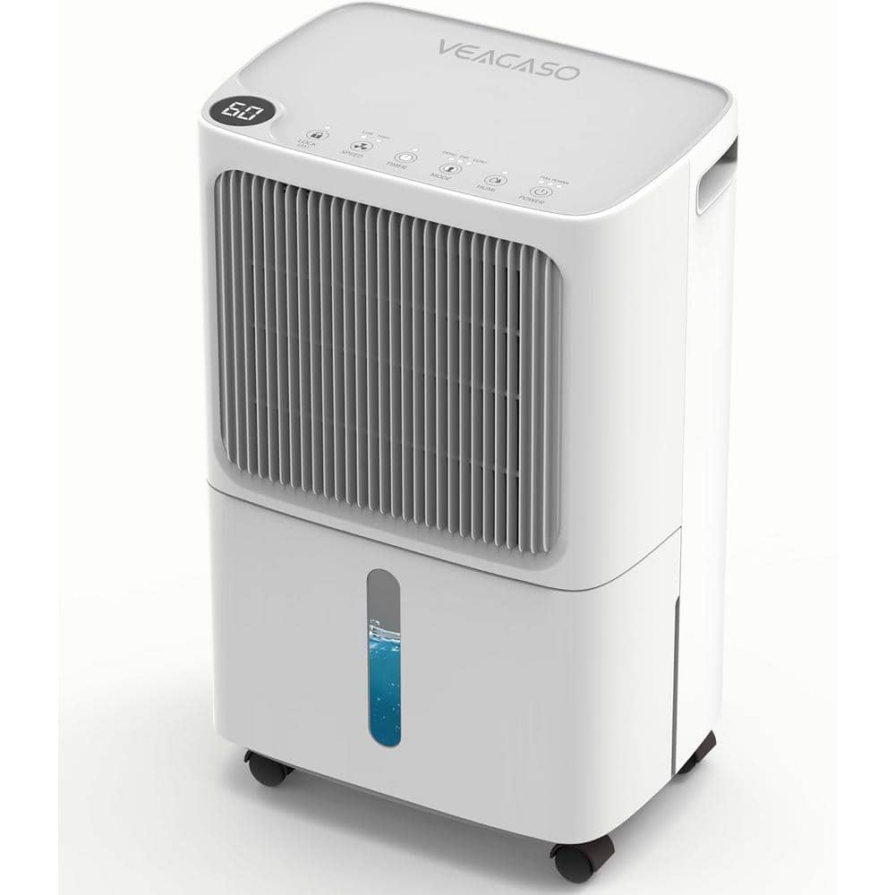 34 Pints 2500 Sq. Ft. Dehumidifiers for Home with Digital Control Panel, Au
