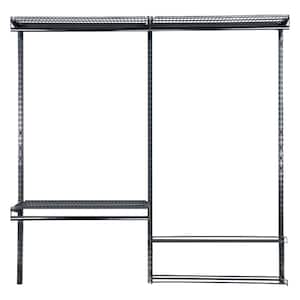 93 in. of Hanging Space, 450 sq. in. Per Shelf of Storage Space Garment Wall Organizer