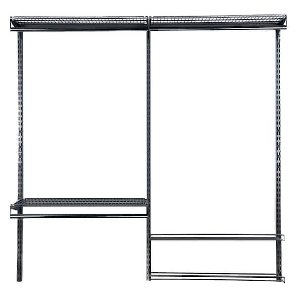 Triton Products 93 in. of Hanging Space, 450 sq. in. Per Shelf of Storage Space Garment Wall Organizer