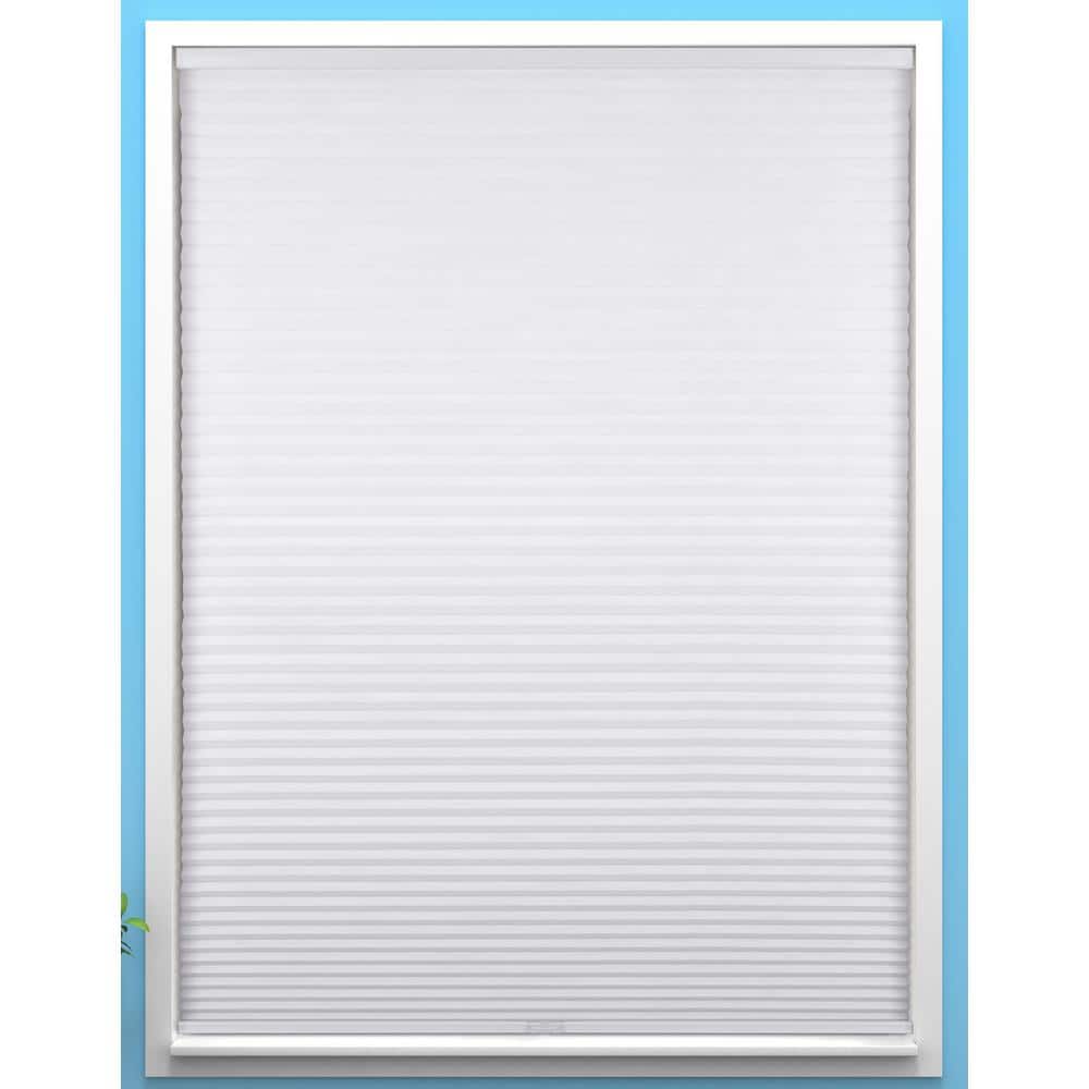 Blackout White Cordless Cellular Window Shade 33.5" x 72"