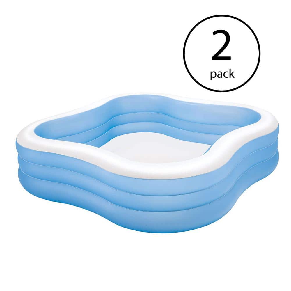 【Swimcity】after home set-up Intex Swim Center 90 in. x 22 in. D Square Backyard