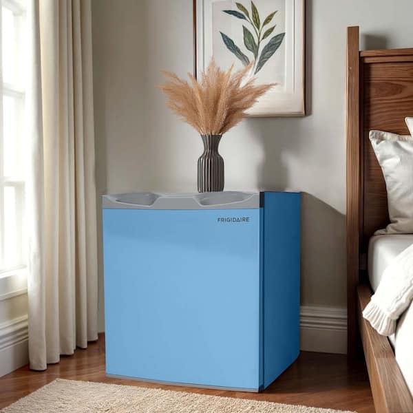 Frigidaire 1.6 cu. ft. Mini Fridge in Blue with Freezer EFR115