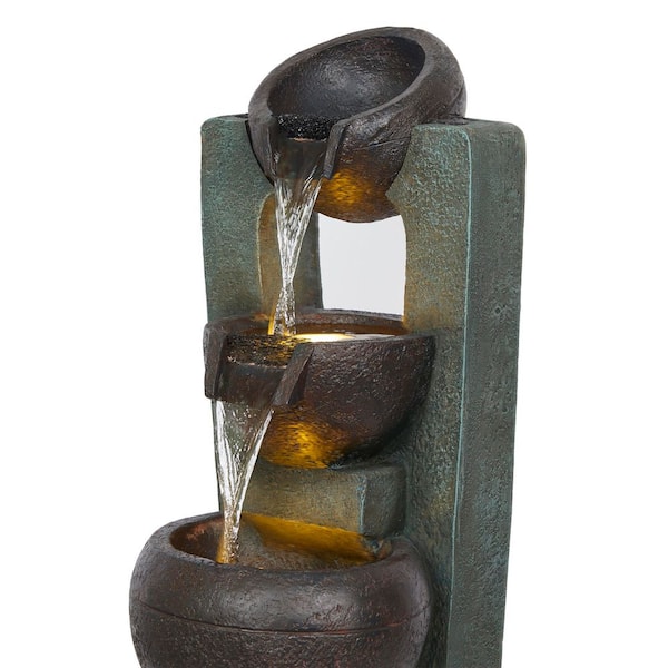 Alpine Corporation 34 in. Tall Multi-Level Basin Fountain