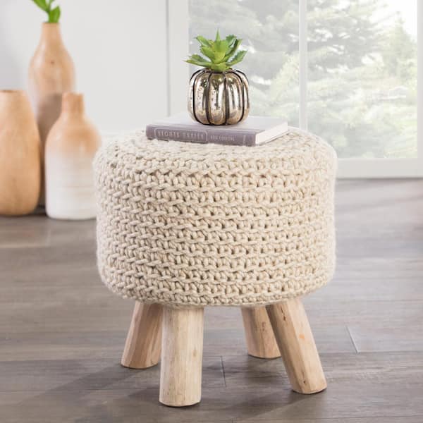 Westward Solid Cream Stool