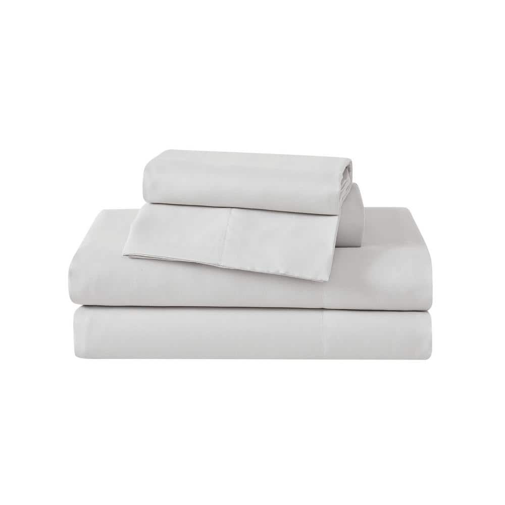 Gray Microfiber Full Bed in a Bag Set