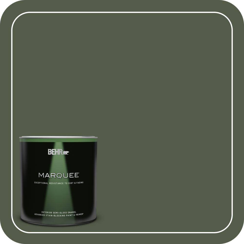 1 qt. #430F-7 Windsor Moss Semi-Gloss Enamel Exterior Paint & Primer product image for price tracking