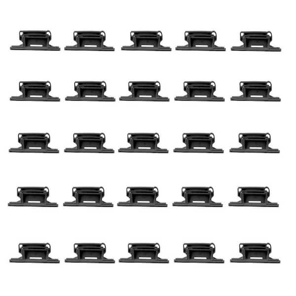 Terrui Fence Shock Black Post Tape Insulator (Set of 25)