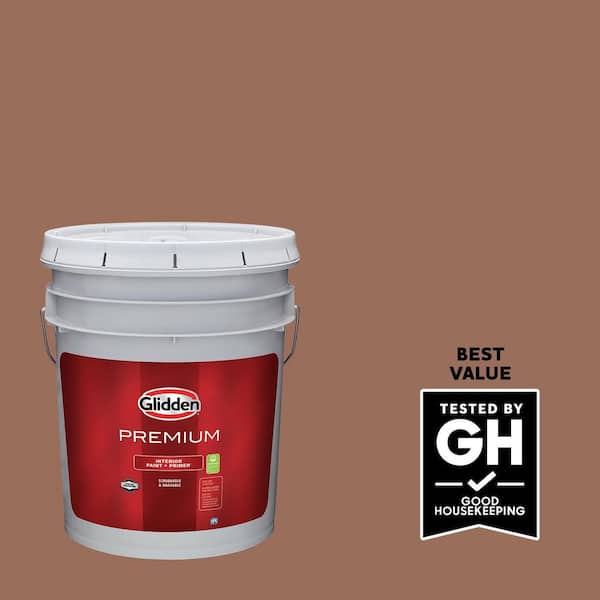 Glidden Premium 5 gal. Prairie Fire PPG1071-6 Eggshell Interior Latex Paint