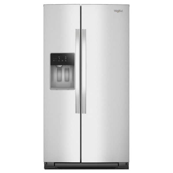 36 in. 28.70 cu. ft. Full-Depth Side-by-Side Refrigerator in Fingerprint Resistant Stainless Finish with TruCool System