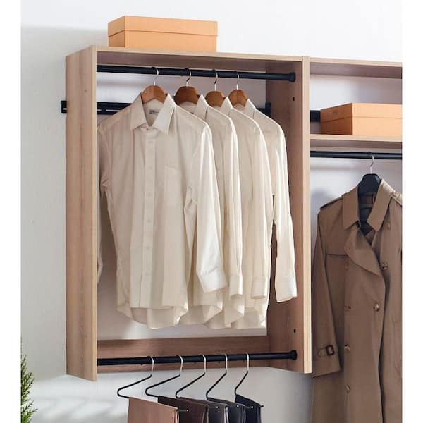 Klair Living Devi Series 31.5-94. 5in. W Oak Modular Closet System
