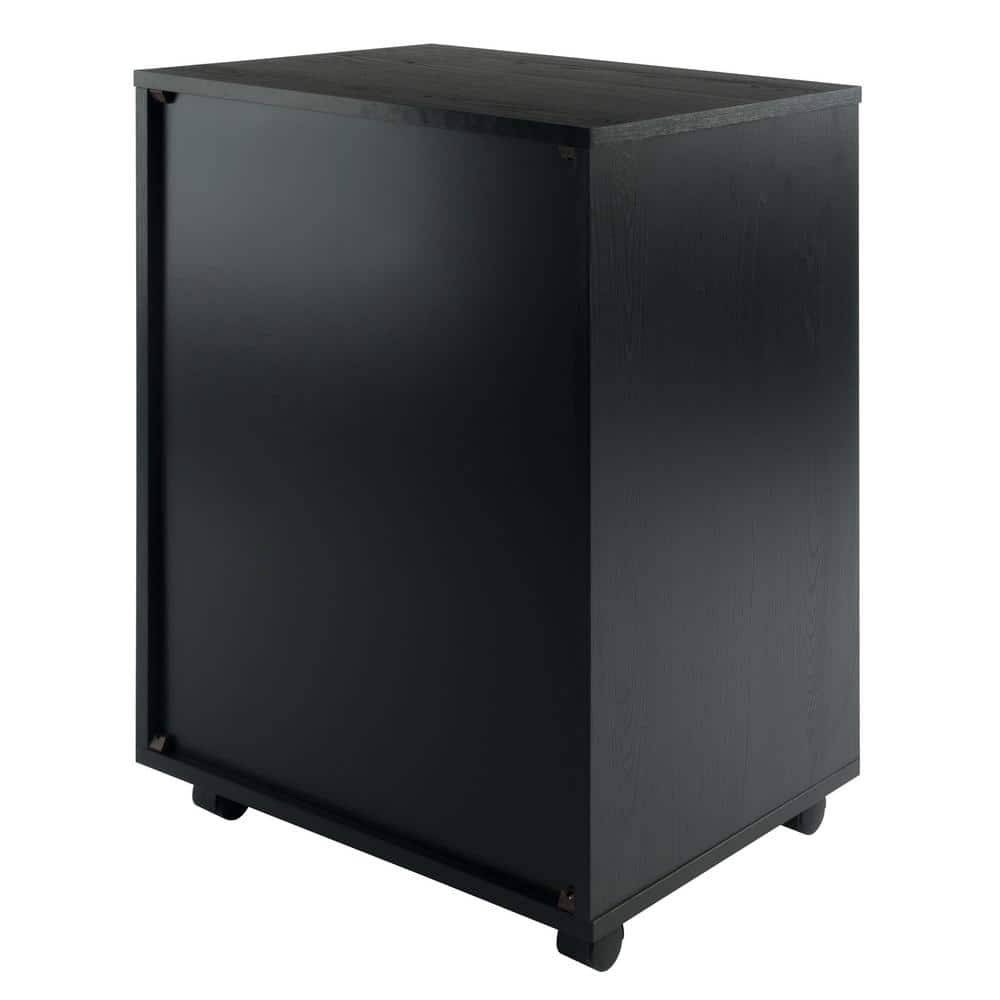 Mobile 5-Drawer Vertical Lockable Cabinet in Sleek White