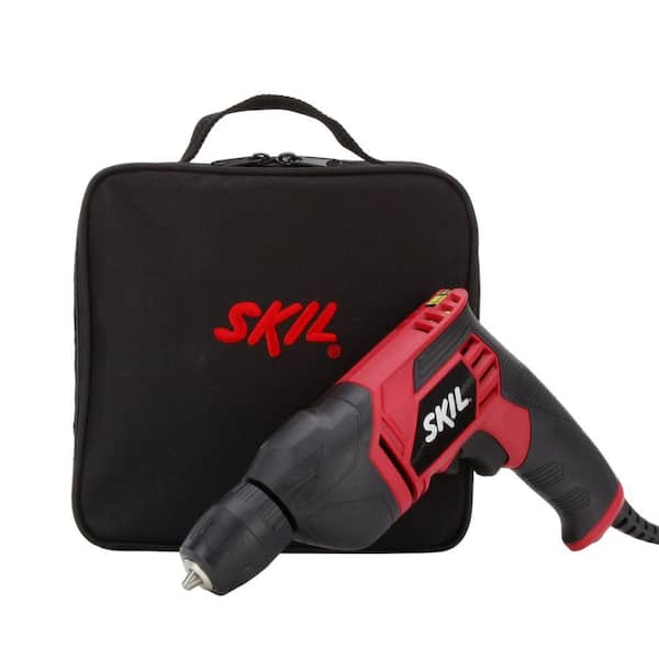 Skil 6.5 Amp Corded Electric 3/8 in. Variable Speed Drill/Driver with Carrying Case