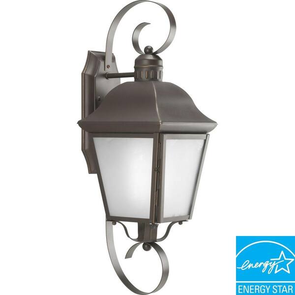 Progress Lighting Andover Collection Antique Bronze 1-light Wall Lantern-DISCONTINUED