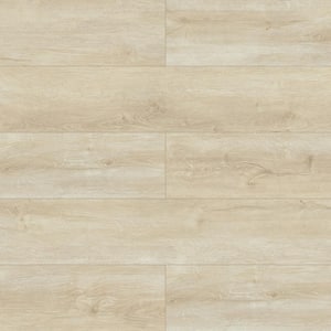 Cream Teak 12 MIL x 7.17 in. W x 48 in. L Waterproof Click Lock Luxury Vinyl Plank Flooring (28.68 sq. ft./Case)