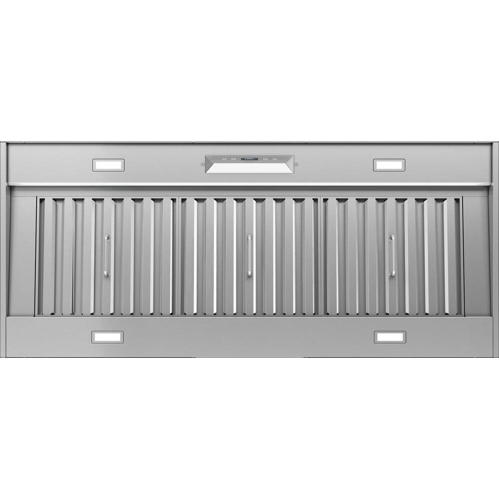 Monsoon II 54 in. 650 CFM Ducted Insert Mount Range Hood with LED Light in Stainless Steel price history on PriceWatchPro
