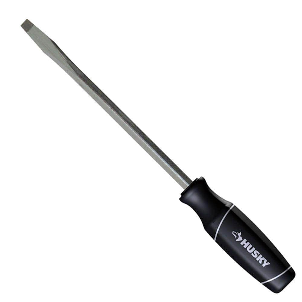 Husky 5/16 in. x 8 in. Slotted Screwdriver 221208440 - The Home Depot
